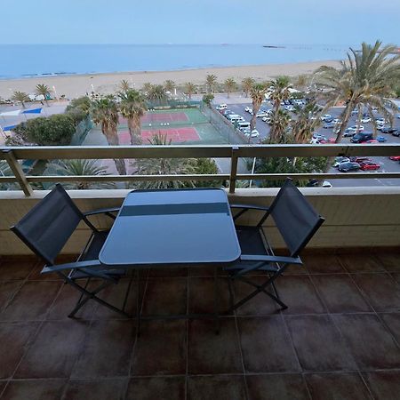 Apartamento Vistas Espectaculares 1ª Linea Playa, Wifi, Ascensor Sagunto Exterior foto