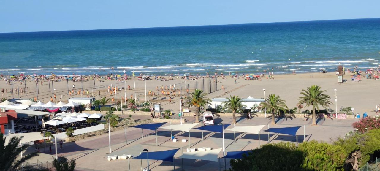 Apartamento Vistas Espectaculares 1ª Linea Playa, Wifi, Ascensor Sagunto Exterior foto