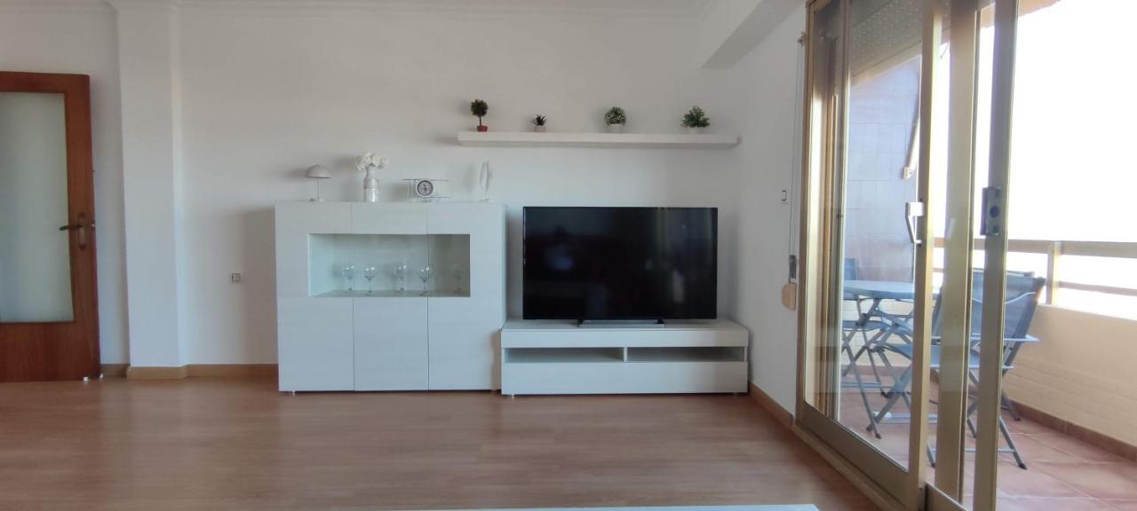 Apartamento Vistas Espectaculares 1ª Linea Playa, Wifi, Ascensor Sagunto Exterior foto
