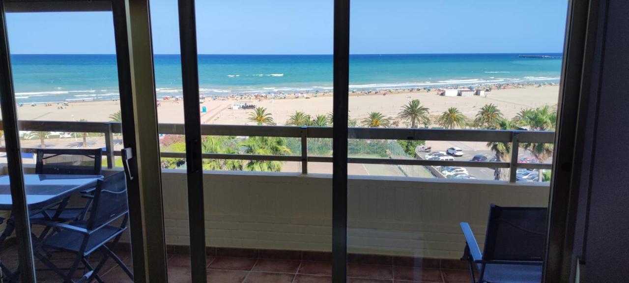 Apartamento Vistas Espectaculares 1ª Linea Playa, Wifi, Ascensor Sagunto Exterior foto