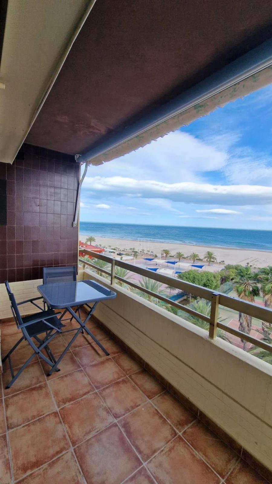 Apartamento Vistas Espectaculares 1ª Linea Playa, Wifi, Ascensor Sagunto Exterior foto