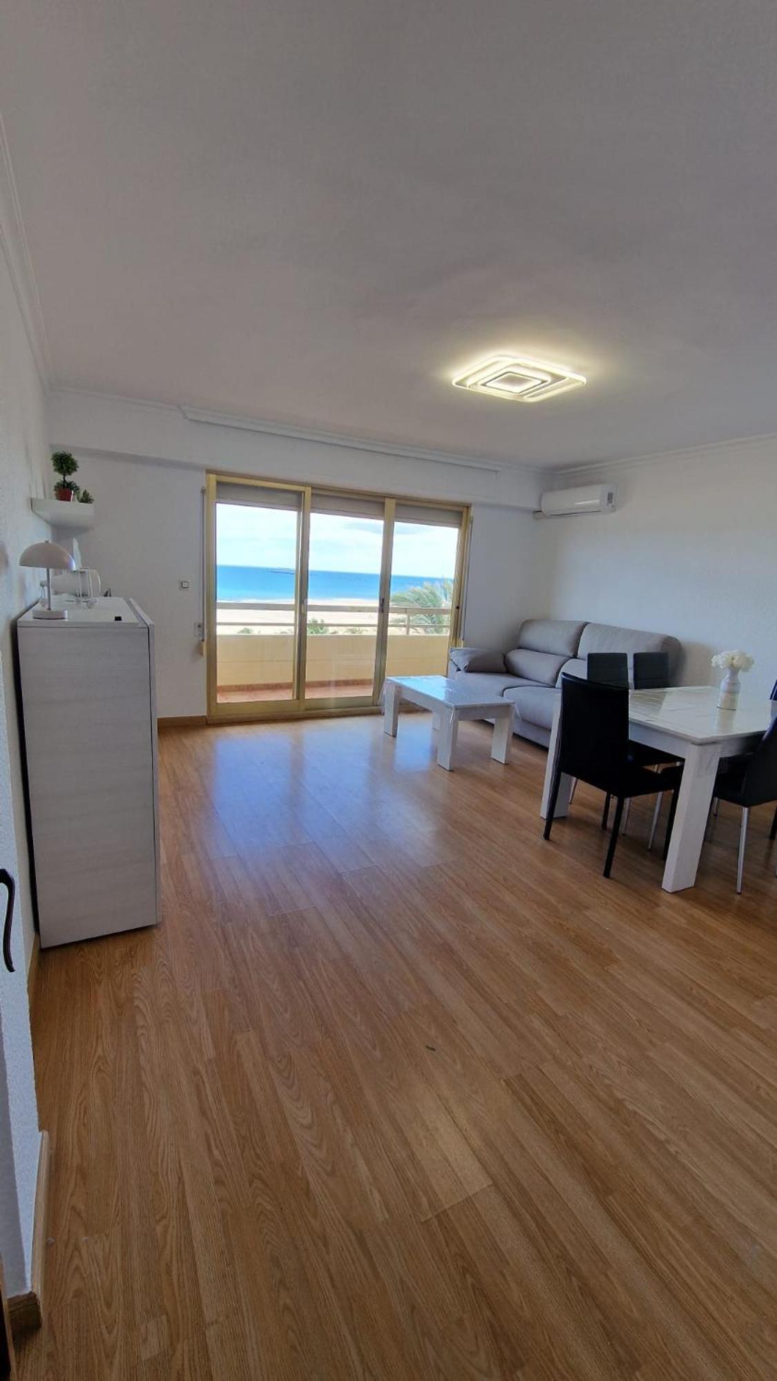 Apartamento Vistas Espectaculares 1ª Linea Playa, Wifi, Ascensor Sagunto Exterior foto